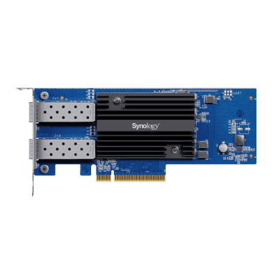 Adaptador de Red SFP+ de 10 GbE de Doble Puerto | Compatible con Synology | PCIe 3.0 x8 | Link Aggregation | Jumbo Frame 9 KB | Garantía de 5 Años.