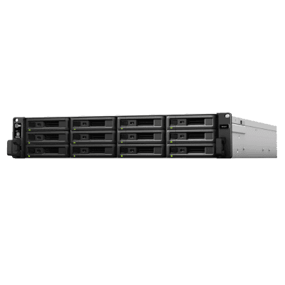Unidad de Expansión Synology RX1217/RX1217RP | 12 Bahías de Disco | Compatible con SATA 3.5” y 2.5” | Expansión de Volumen en Línea | Fuentes de Alimentación Redundantes (RX1217RP) | Administración con