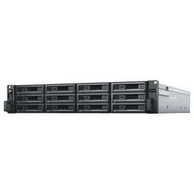 Unidad de Expansión RX1223RP | 12 Bahías HDD/SSD SATA 3.5" o 2.5" | Fuente de Alimentación Redundante | Compatible con Synology DSM | Plug-and-Play.