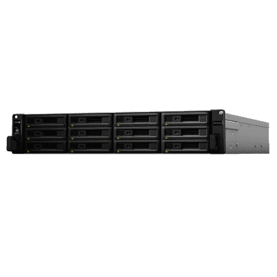 Unidad de Expansión Synology RXD1219sas | 12 Receptáculos SAS | Diseño Modularizado | Fuentes de Alimentación Redundantes | Conectividad Mini-SAS HD.