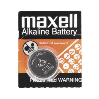 Batería Alcalina tipo LR44 (de botón) de 1.5 V 110 mAh