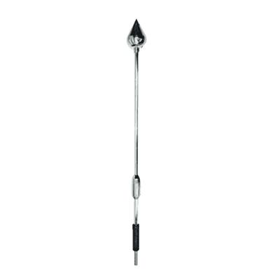 Punta Pararrayo Piezoeléctrica de Acero Inoxidable con Avance de Cebado de 30 m.