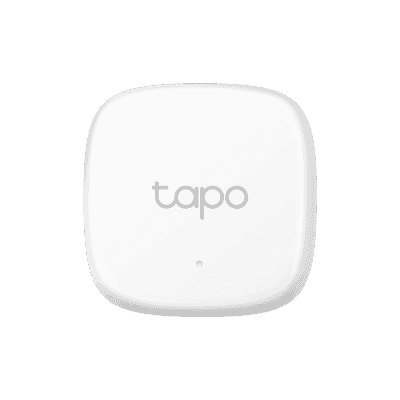 Sensor Inteligente de Temperatura y Humedad / Chip Sensor Suizo / Precisión ±0.3°C / ±3%RH / Actualización 2s / Batería 1+ Año / Compatibilidad Tapo Hub / Alexa / Automatización Hogar