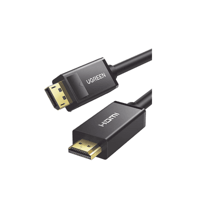 Cable DP Macho a HDMI Macho | Longitud 5 Metros (16.40 Pies) | Soporta 4K@30Hz | Soporta 3D | Cobre EstaÑado 28AWG | Blindaje Interno MÚltiple | TransmisiÓn Unidireccional | BotÓn de LiberaciÓn | Chip de Última GeneraciÓn.