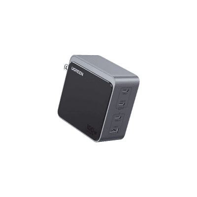 Cargador de 100W serie Nexode S | 4 Puertos de Carga Rápida | 3 USB-C | 1 USB-A | Tecnología GaN II | PD3.0 | QC4.0 | FCP/SCP/AFC/PPS/PPS2.0 | Tecnología de Protección Térmica | Optimiza la Carga | Carcasa Ignifuga.