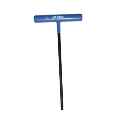 Llave hexagonal larga tipo "T"/ Punta de Bola Ergonómica / Métrica 8 mm.