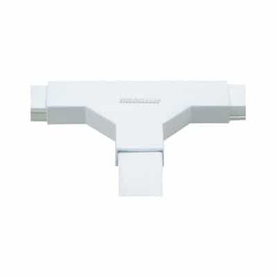 Sección en "T" color blanco de PVC auto extinguible, para canaletas TMK1020, TMK1020SD, TMK1020CD (5140-02001)