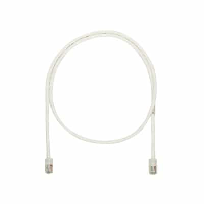 Cable de Parcheo UTP Categoría 5e, con Plug Modular en Cada Extremo - 4.3 Metros (14.11 Pies) - Blanco Mate