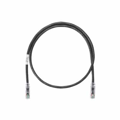 Cable de Parcheo UTP Categoría 6, con Plug Modular en Cada Extremo - 4.3 Metros (14.11 Pies) - Negro