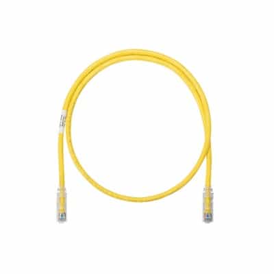 Cable de Parcheo UTP Categoría 6, con Plug Modular en Cada Extremo - 6 Metros (19.69 Pies) - Amarillo