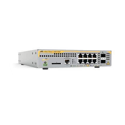 Switch PoE+ Administrable Capa 3, 8 Puertos 10/100/1000 Mbps + 2 SFP Gigabit, 124 W